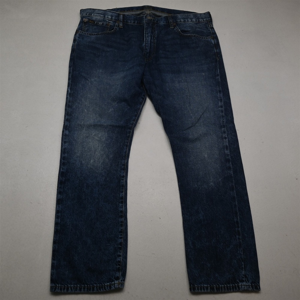 Polo Ralph Lauren 38x30 Light Acid Stretch Denim‎ Sullivan Slim Mens Jeans